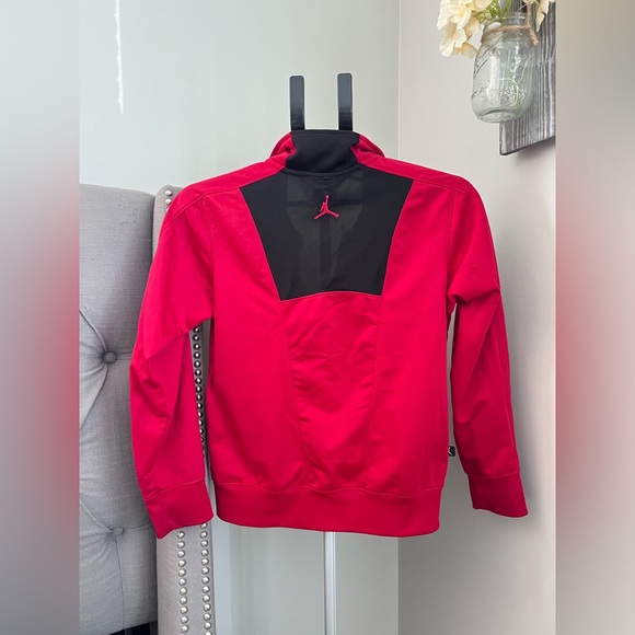 Kids RedAir Jordan Jumpman Track Jacket Sz SM 10-12 Preowned - Picture 3 of 4